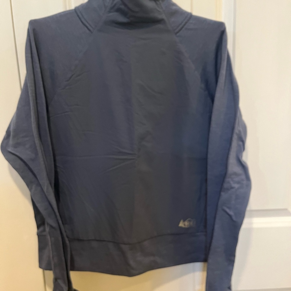 REI Co-op Women’s Insulated Swiftland Pullover #178306 Blue/Gray Medium